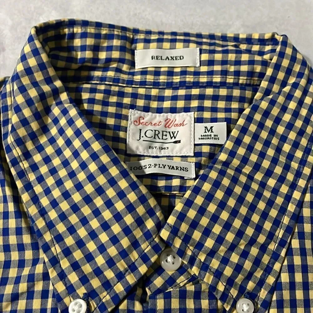 ❤️NWT J. Crew Men’s Relaxed Fit Cotton Button-down | M - Picture 9 of 9